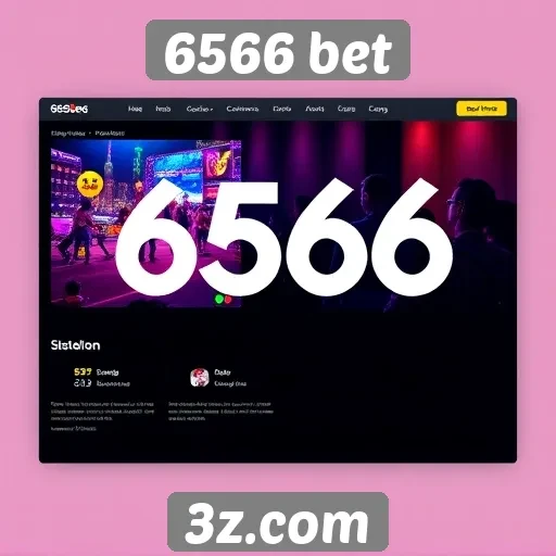 Acessibilidade e interface do site 6566 bet